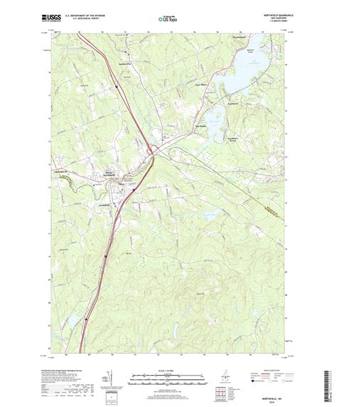 Mytopo Northfield New Hampshire Usgs Quad Topo Map