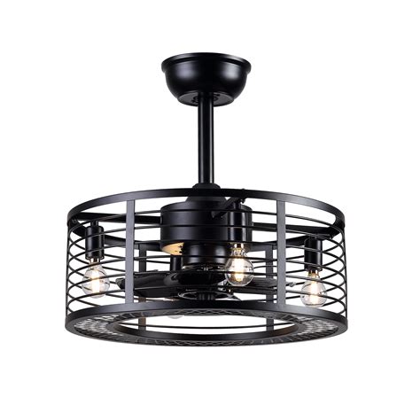 Dannilong Ceiling Fans With Lights Modern Enclosed Ceiling Fan Indoor