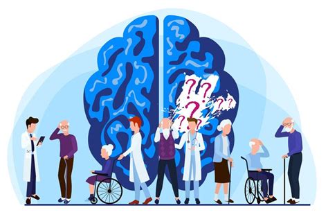 Premium Vector Alzheimers Disease Patients Concept Lapse Of Memory