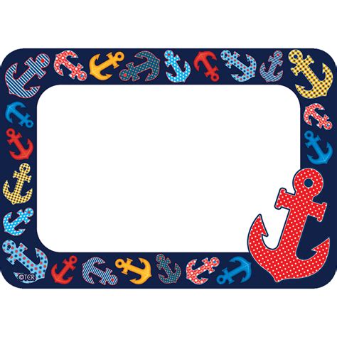 Anchors Name Tagslabels Tcr5491 Teacher Created Resources