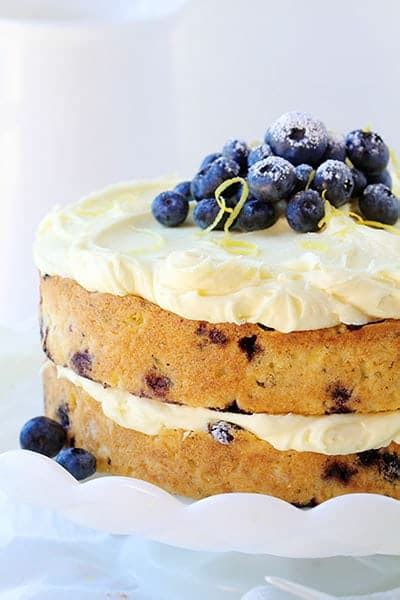 Lemon Blueberry Cake Video I Am Baker