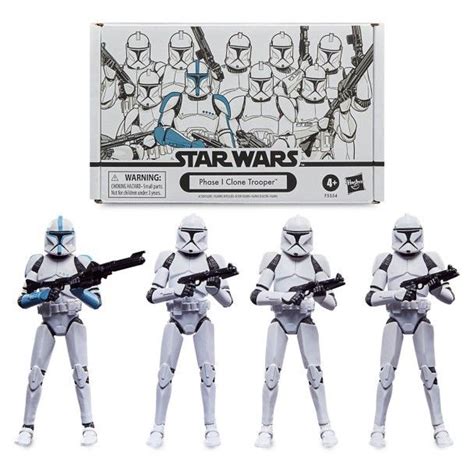 Star Wars The Vintage Collection Clone Trooper 4 Pack Finn Torget