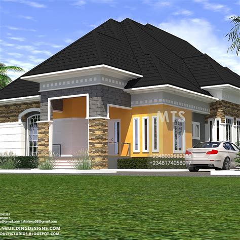 Modern Latest Bungalow House Design In Nigeria