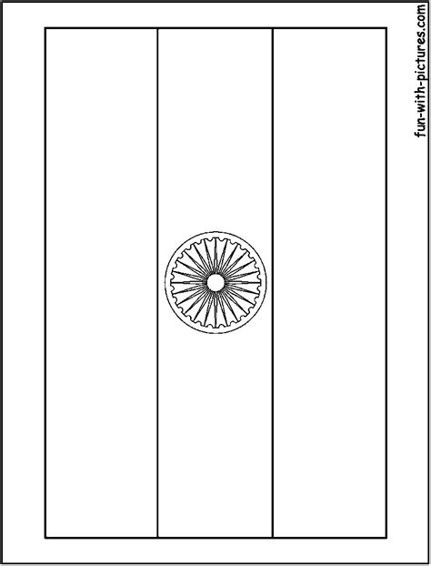 India Flag Coloring Page - Coloring Home