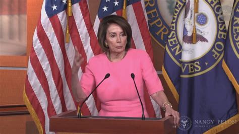 House Speaker Nancy Pelosi Says White House Is Crying For Impeachment