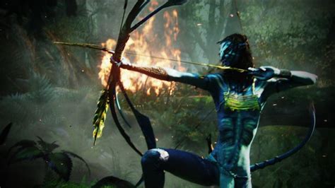 Neytiri Shooting Bow Avatar Poster Avatar Films Avatar World