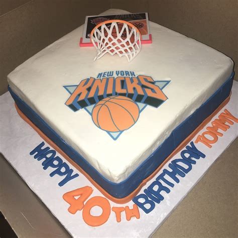 Ny Knicks Cake Cake Birthday Cake Desserts