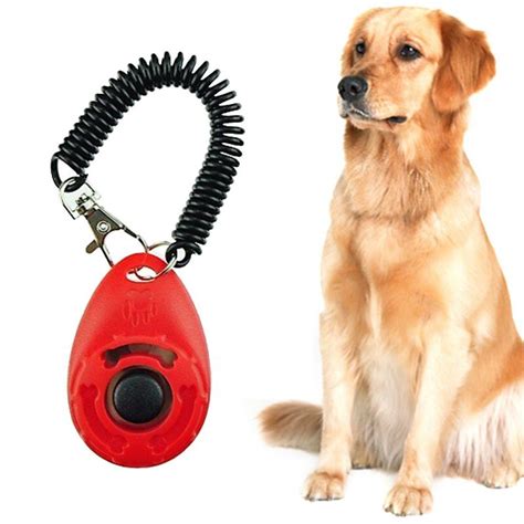 4pcs Pet Puppy Bird Cat Dog Button Click Clicker Training Obedience Aid