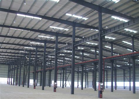 Hot Dipped Galvanized Metal Frame Warehouse Pre Manufactured Steel