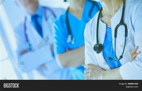 Group Doctors Nurses Image And Photo Free Trial Bigstock