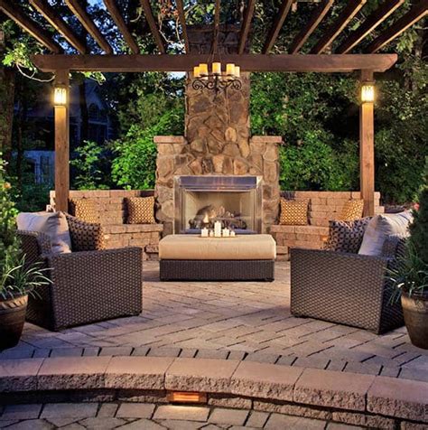53 Most amazing outdoor fireplace designs ever