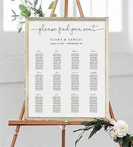 Wedding Seating Chart Please Find Your Seat Modern Etsy Seating