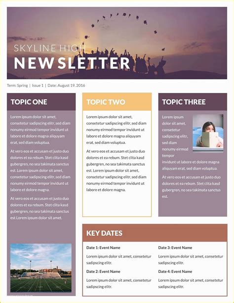 Free Printable Newsletter Templates Of Free Printable Newsletter Templates Email Newsletter