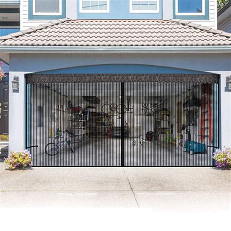 Buy Garage Door Screen With Magnetic 9x7ft For One Car Garage