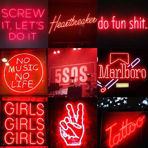 Discover more posts about red aesthetics. 5secondsofsummer 5sos aesthetic red lights neonlights...