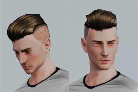 Mod The Sims Wcif This Undercut Hair By Hohoemiii Found