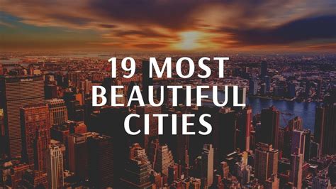 19 Most Beautiful Cities In The World Best Cities To Visit Youtube
