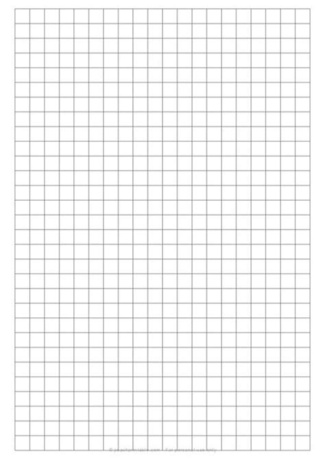 38 Grid Plain Graph Paper On A4