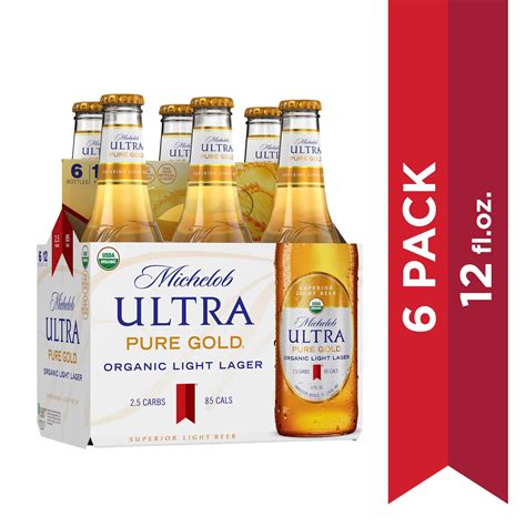 Michelob Ultra Pure Gold 6 Pk 12 Oz Bottles 38 Abv Pricepulse