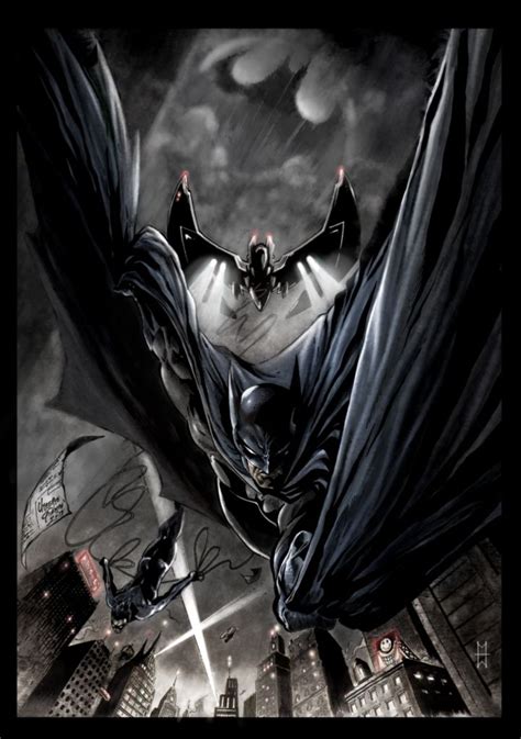 Bats On Gotham Color Version By Umbertogiampaart On Deviantart Batman