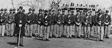 Company C 10th Us Veteran Reserve Corps Washington Dc April 1865