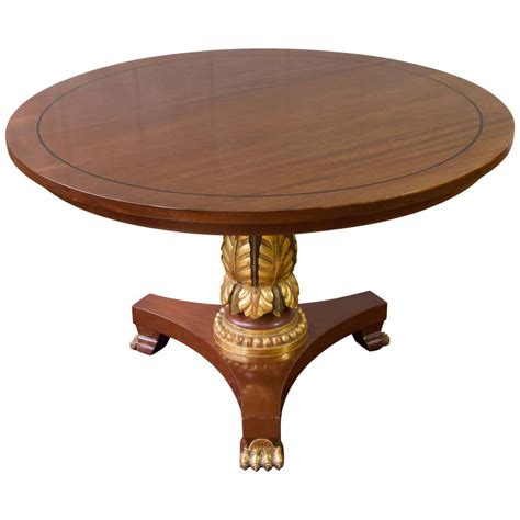Modern Neoclassical Style Round Dining Centre Table At 1stdibs