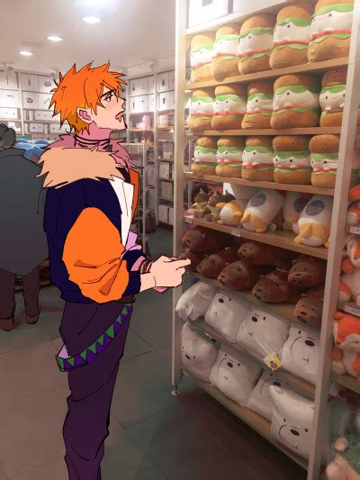 Beel At Miniso Staring At The Burgers To Buy To N Tumbex