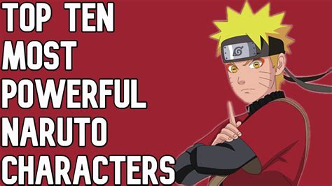 Top 10 Most Powerful Naruto Characters Before The Kage Summit Youtube