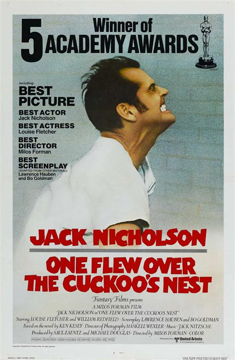 photo affiche du film vol au dessus d un nid de coucous avec jack nicholson 1975 world