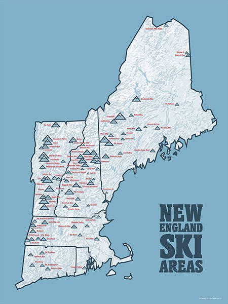 Ski New England Map Emaranhadorufiano