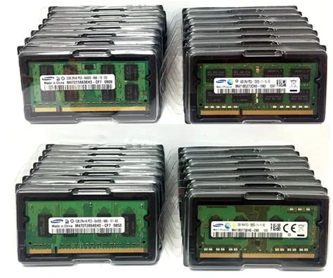 Samsung Memoria Ram Para Ordenador Portátil 1gb 2gb 4gb 8gb Pc2 Pc3 Pc3l Ddr2 Ddr3 667