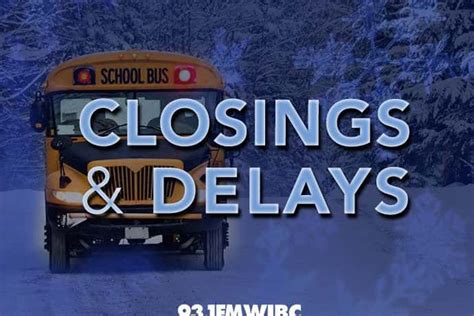 School Closings And Delays Wednesday August 14 2019 931fm Wibc
