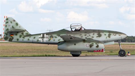 Messerschmitt Me 262 Jet At The Bbmf Raf Memorial Flight Club