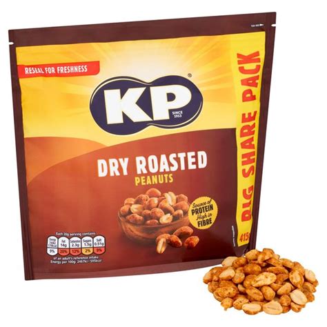 Kp Dry Roasted Peanuts Ocado