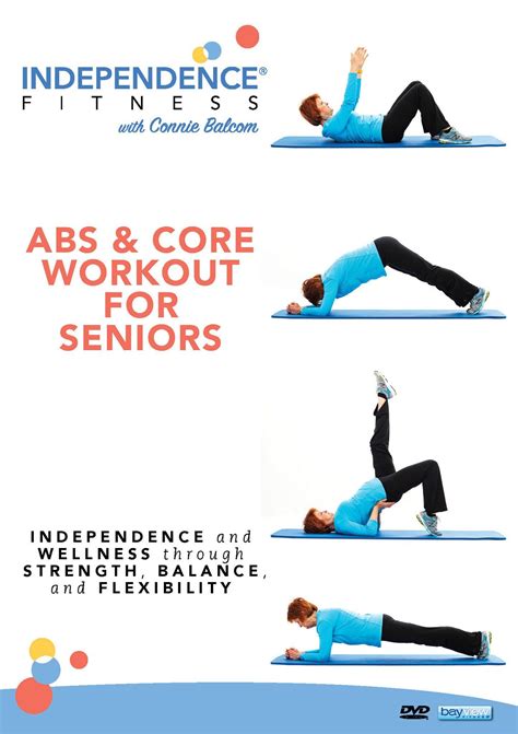 Printable Core Exercises For Seniors The Bird Dog Exercise Is Another