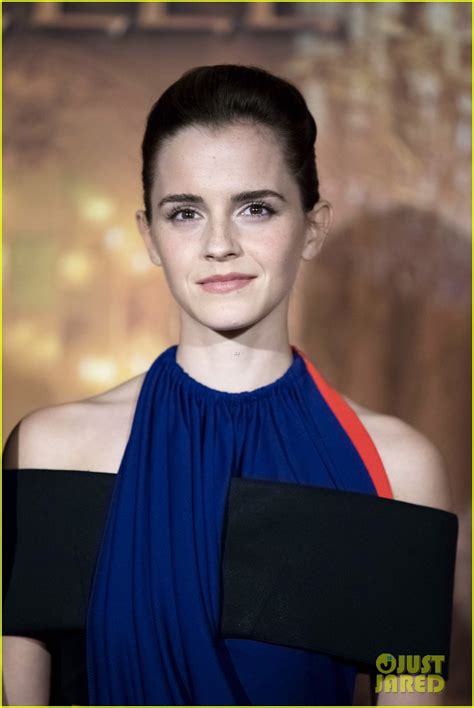 Emma Watson Kicks Off Beauty The Beast Press Tour In Paris Photo