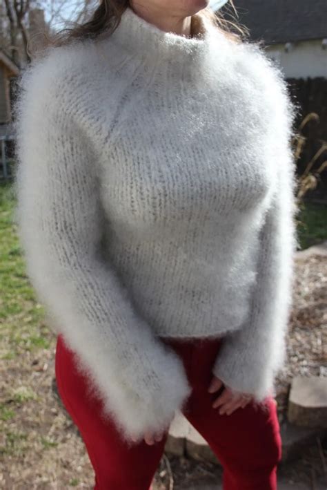 Fluffy And Bulky Mohair Lover In 2024 Mohair Sweater Fuzzy Mohair Sweater Sweaters