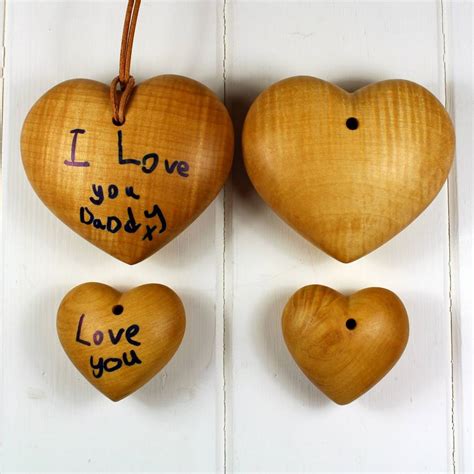 Personalised Wooden Hanging Heart By Nest
