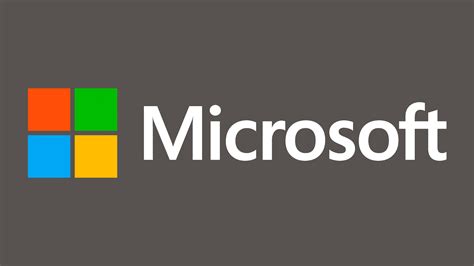 Microsoft Logo 2022 Black