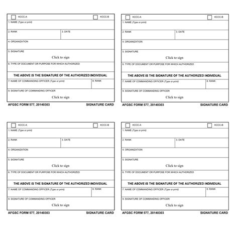 Afgsc Form 577 Fill Out Sign Online And Download Fillable Pdf