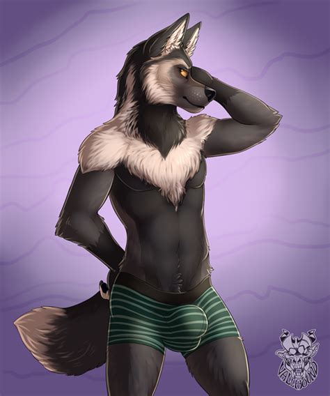 Anthro Wolf Male