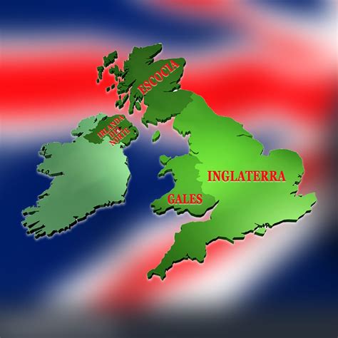 Álbumes Foto Mapa Del Reino Unido Con Nombres Y Division Politica Lleno