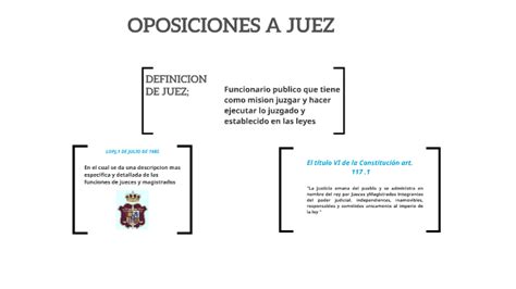 Definicion De Juez By Marta García López On Prezi