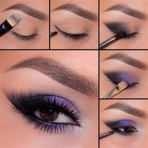 Tutorial De Maquillaje De Ojos Para Noche En Color Rosa Purple Smokey