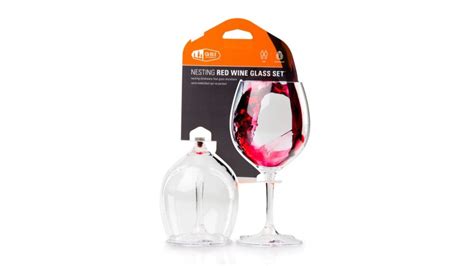 Gsi Nesting Red Wine Glasses Set — Campsaver