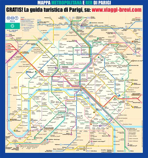 Guida Alla Metro Di Parigi Mappa E Biglietti Viaggi Brevi