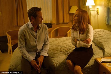 gillian anderson celebrates long awaited x files sex scene daily mail online