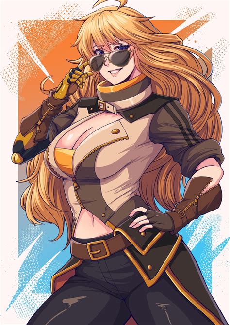 Beautiful Yang Xiao Long Art By Blueriest Commissioned By Me Rrwby