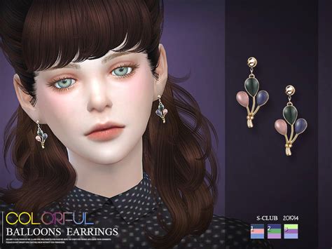 The Sims Resource S Club Ts4 Ll Earrings 201914