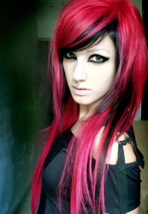 Scene Hair I Want My Hair To Be Like This But Its Too Curly Hair Color For Black Hair